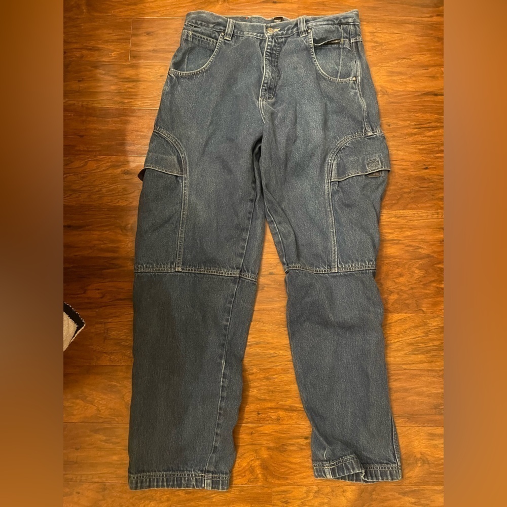 Vintage Fubu Cargo Jeans Size 36x34 - Picture 1 of 3